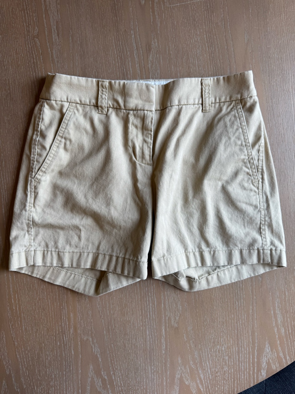 J Crew Classic Khaki Cotton Shorts